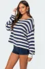 Anney Oversized Striped Sweater sold by Edikted