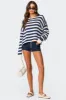 Anney Oversized Striped Sweater sold by Edikted