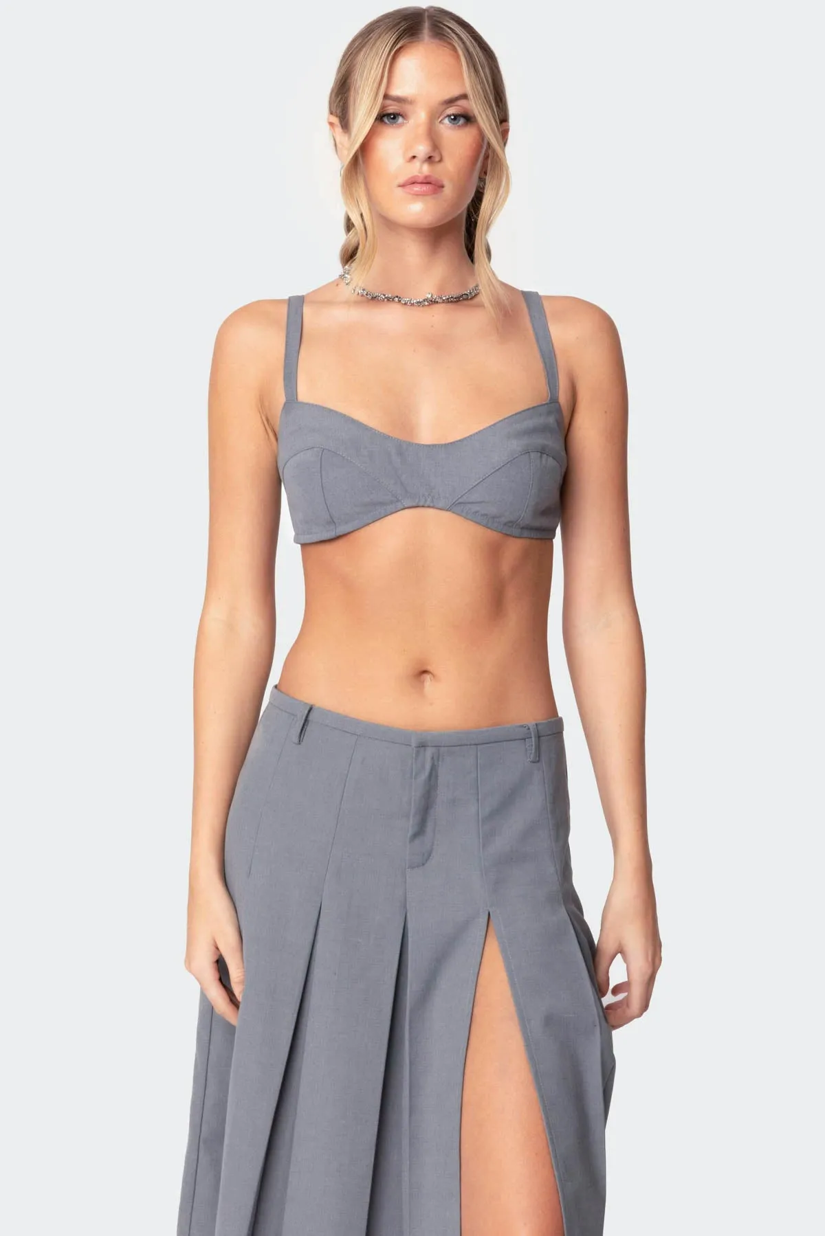 Ethel Tailored Bralette sold by Edikted