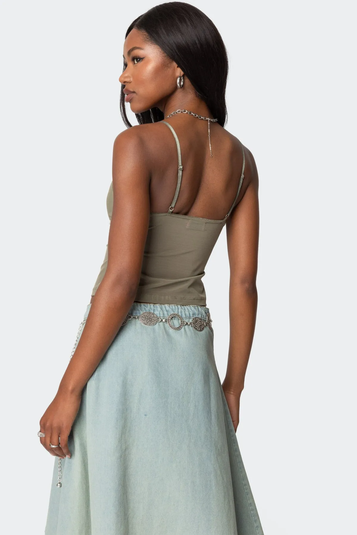 Blake Mesh Tank Top sold by Edikted product image thumbnail 5