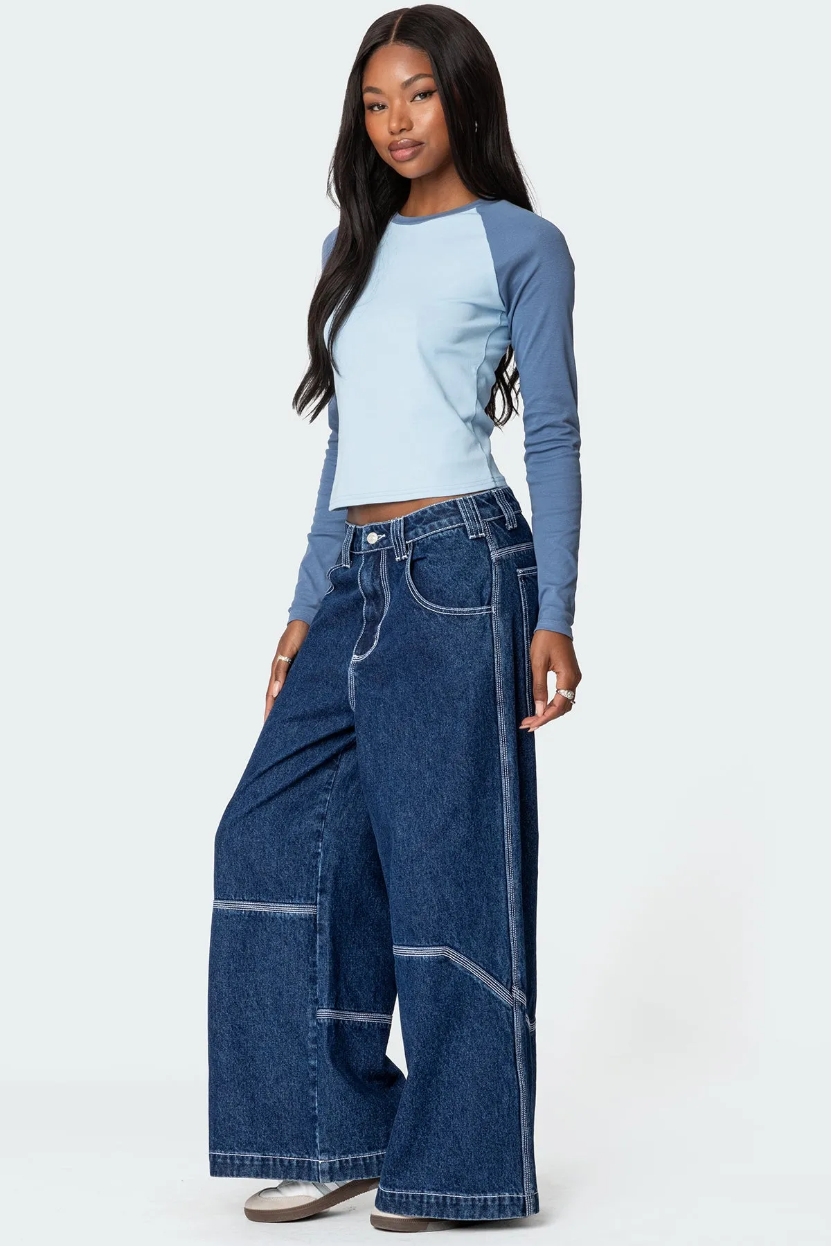 Raya Long Sleeve T Shirt sold by Edikted product image thumbnail 4