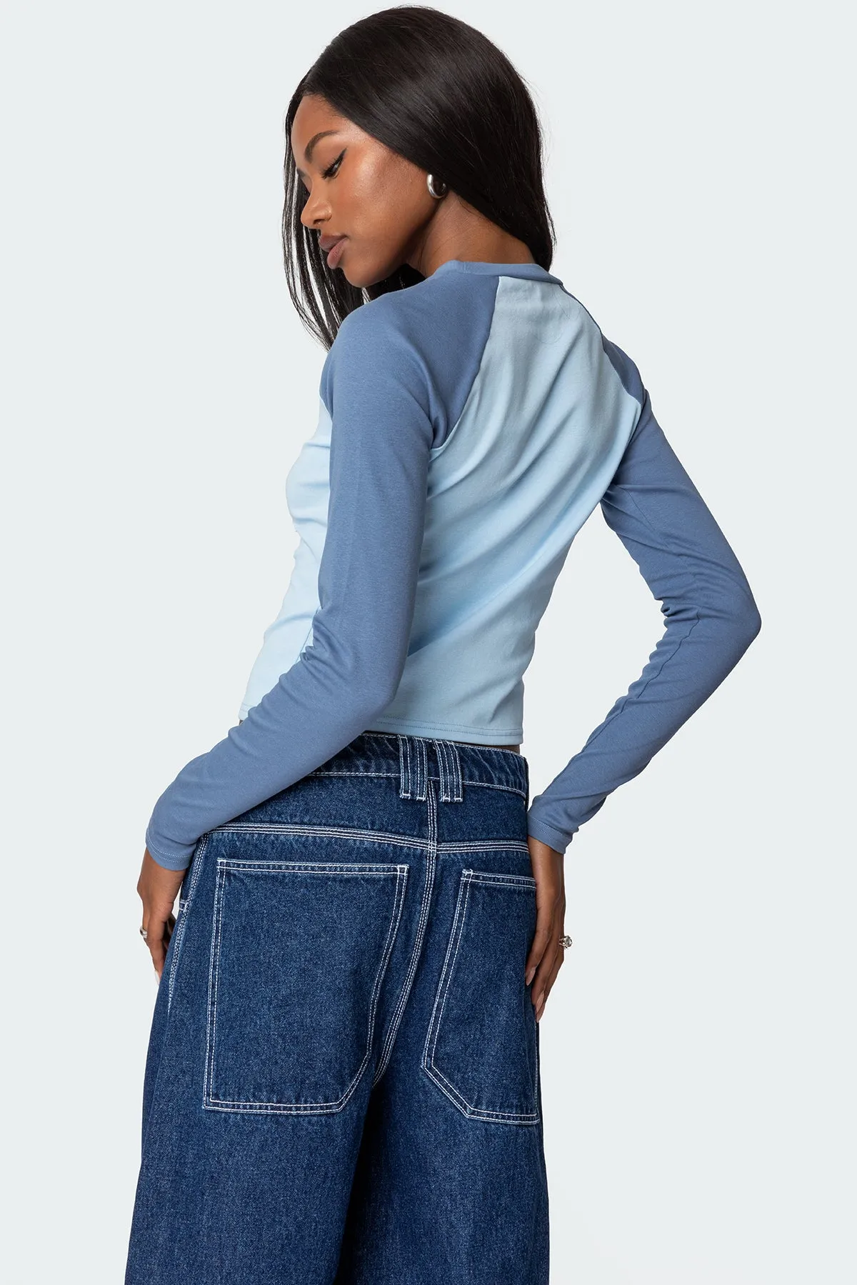 Raya Long Sleeve T Shirt sold by Edikted product image thumbnail 5