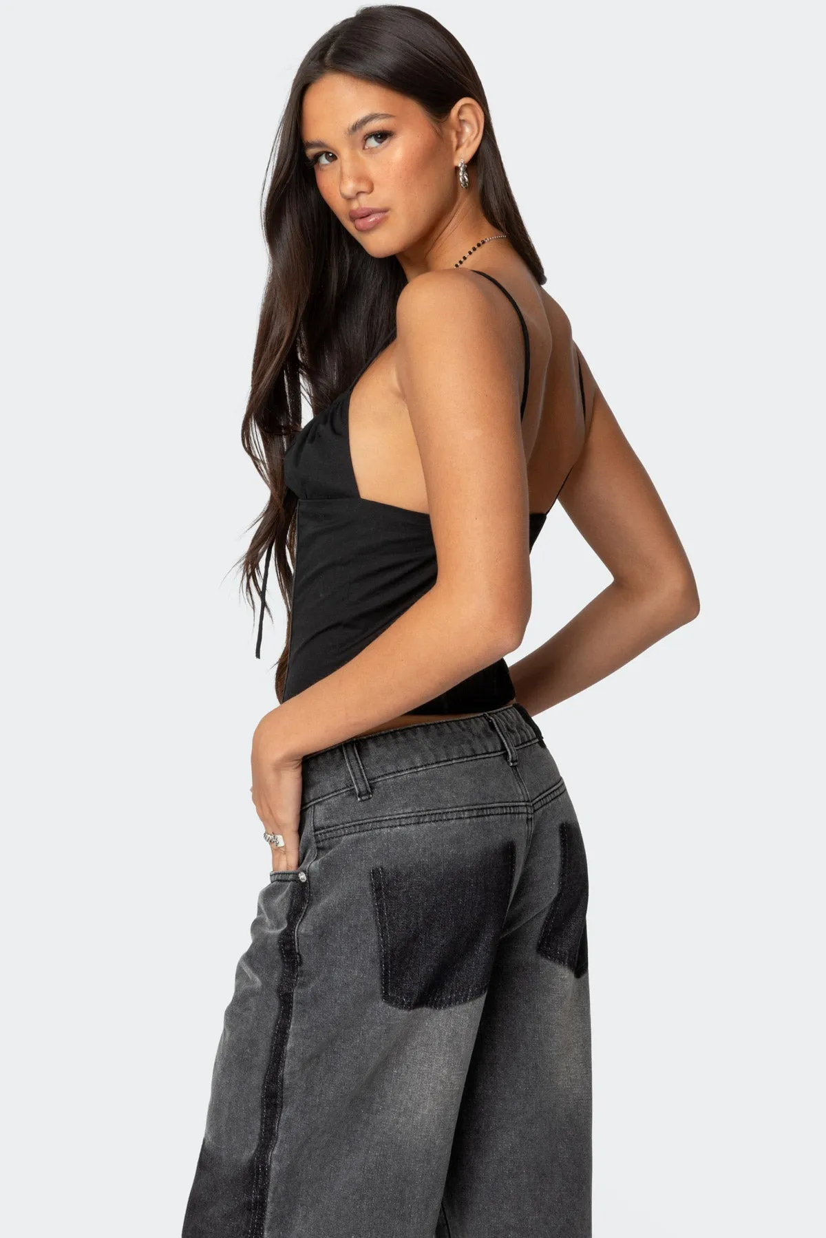 Trinitie Poplin Corset sold by Edikted product image thumbnail 5