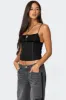 Trinitie Poplin Corset sold by Edikted