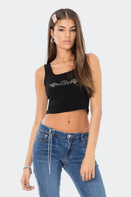 Heaven Diamond Tank Top made by Edikted