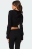 Desiree Knitted Hooded Cardigan sold by Edikted