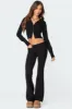 Desiree Knitted Hooded Cardigan sold by Edikted