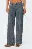 Leopard Heart Washed Jeans sold by Edikted