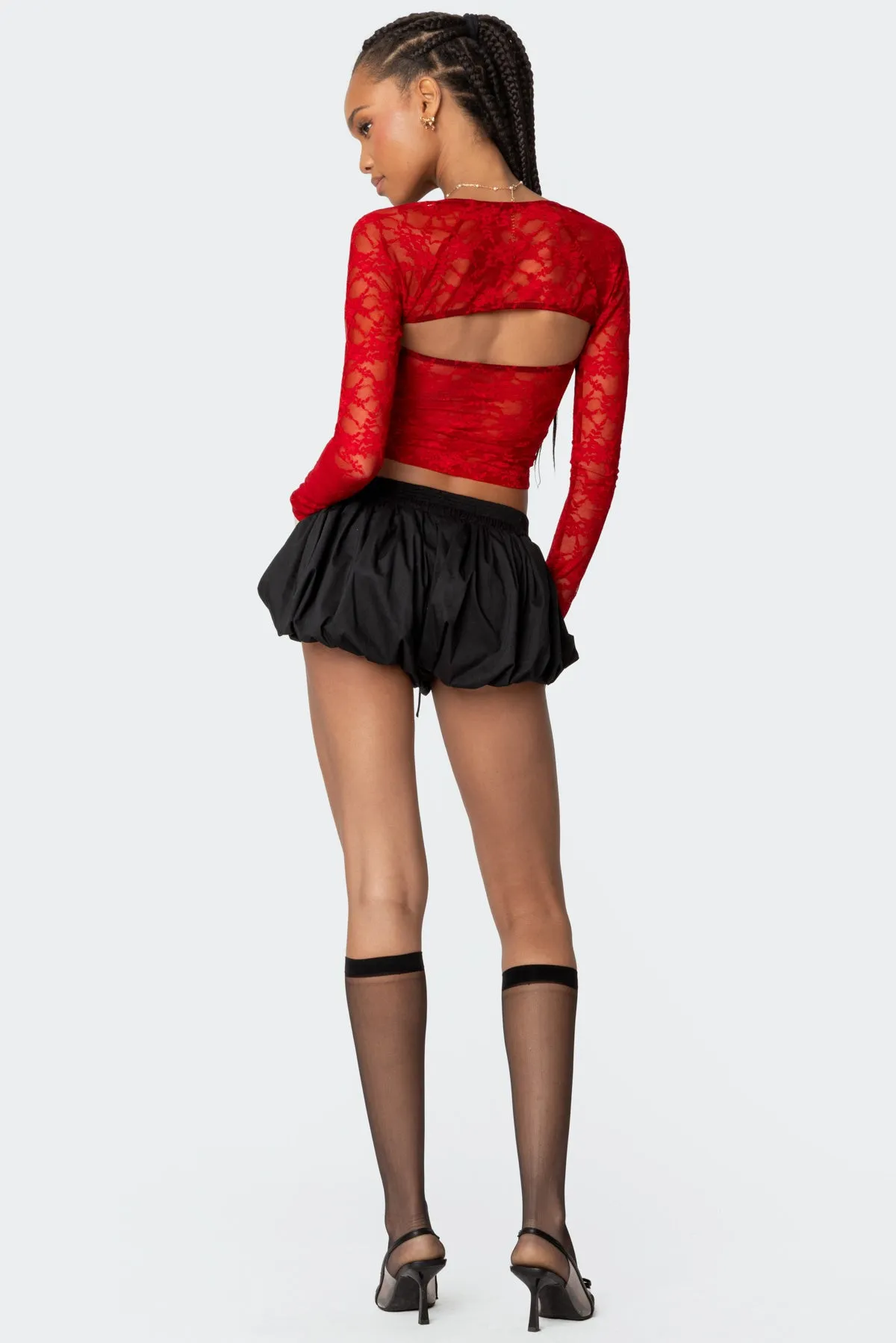 Addison Sheer Lace Two Piece Top sold by Edikted product image thumbnail 2