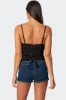 Coryn Lacey Cupped Corset sold by Edikted