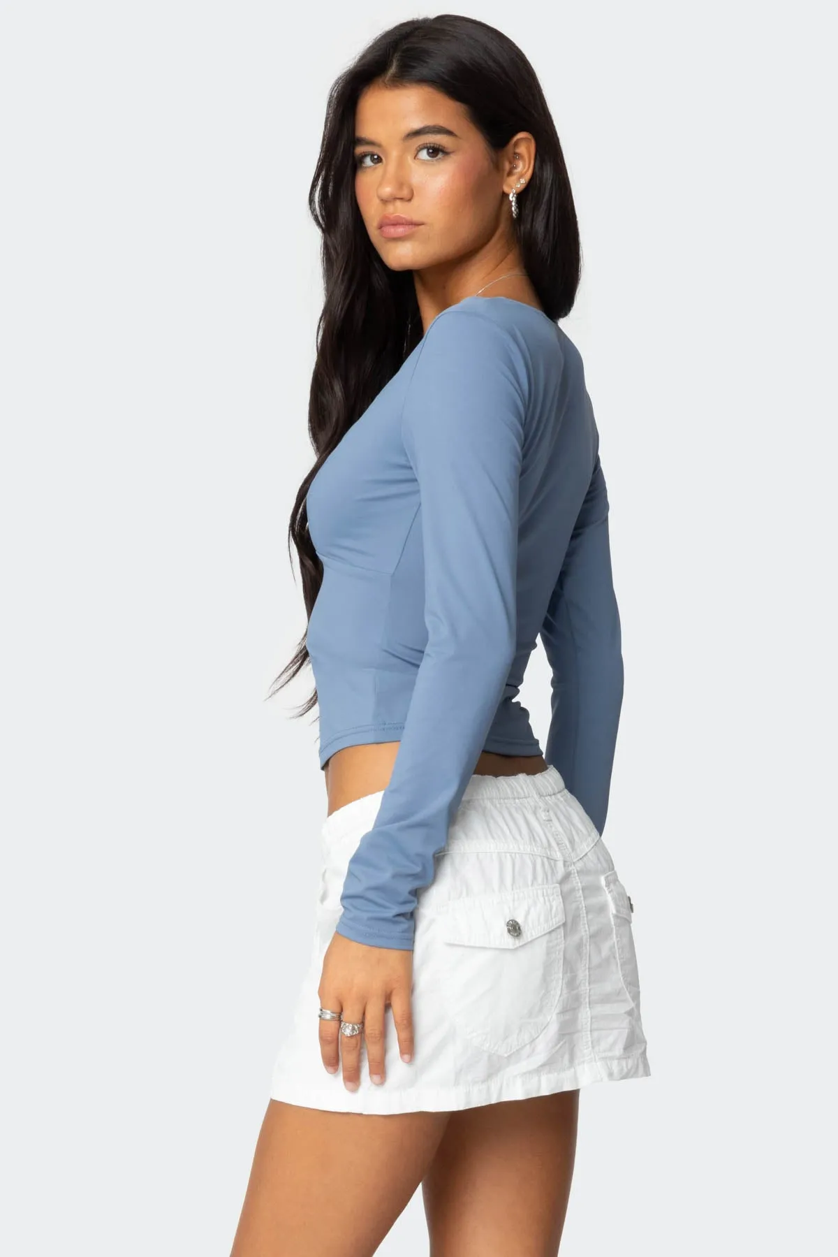 Skylar V Neck Top sold by Edikted product image thumbnail 5