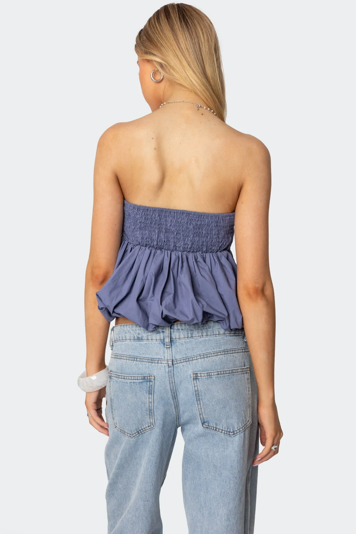 Serina Strapless Bubble Top sold by Edikted product image thumbnail 5