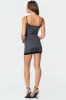 Shine Lace Trim Mini Dress sold by Edikted