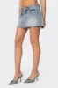 Brantley Denim Mini Skirt sold by Edikted