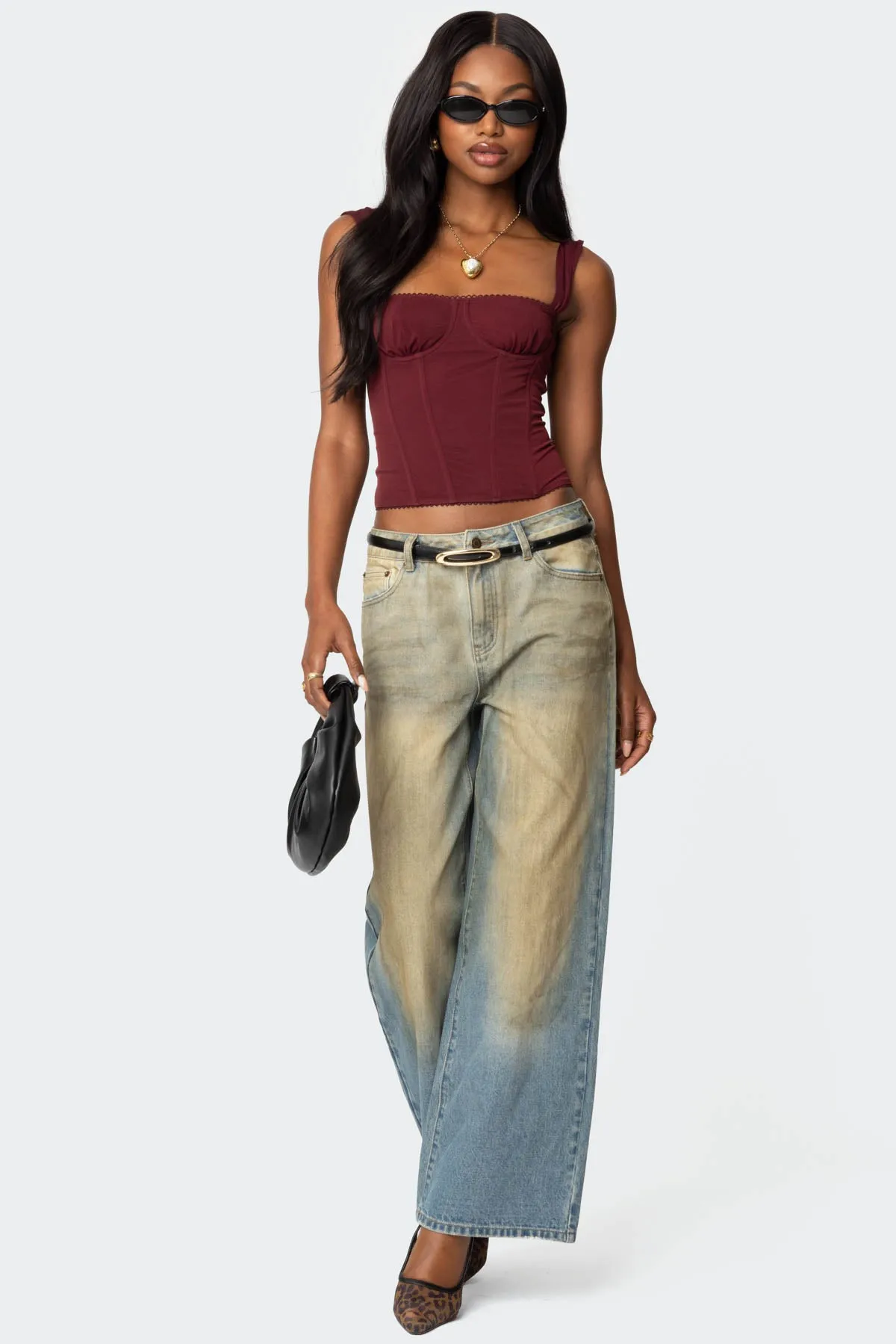 Marcella Wide Strap Corset sold by Edikted product image thumbnail 2
