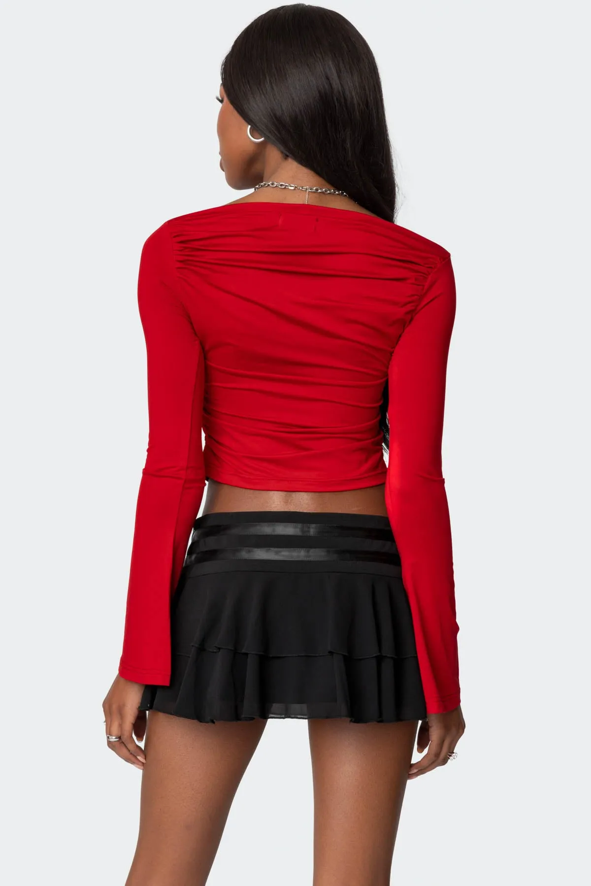 Dana Gathered Top sold by Edikted product image thumbnail 5