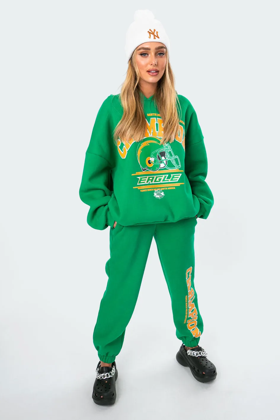 La Champion Oversized Hoodie sold by Edikted product image thumbnail 4