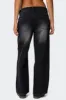 Petite Magda Low Rise Acid Wash Jeans sold by Edikted
