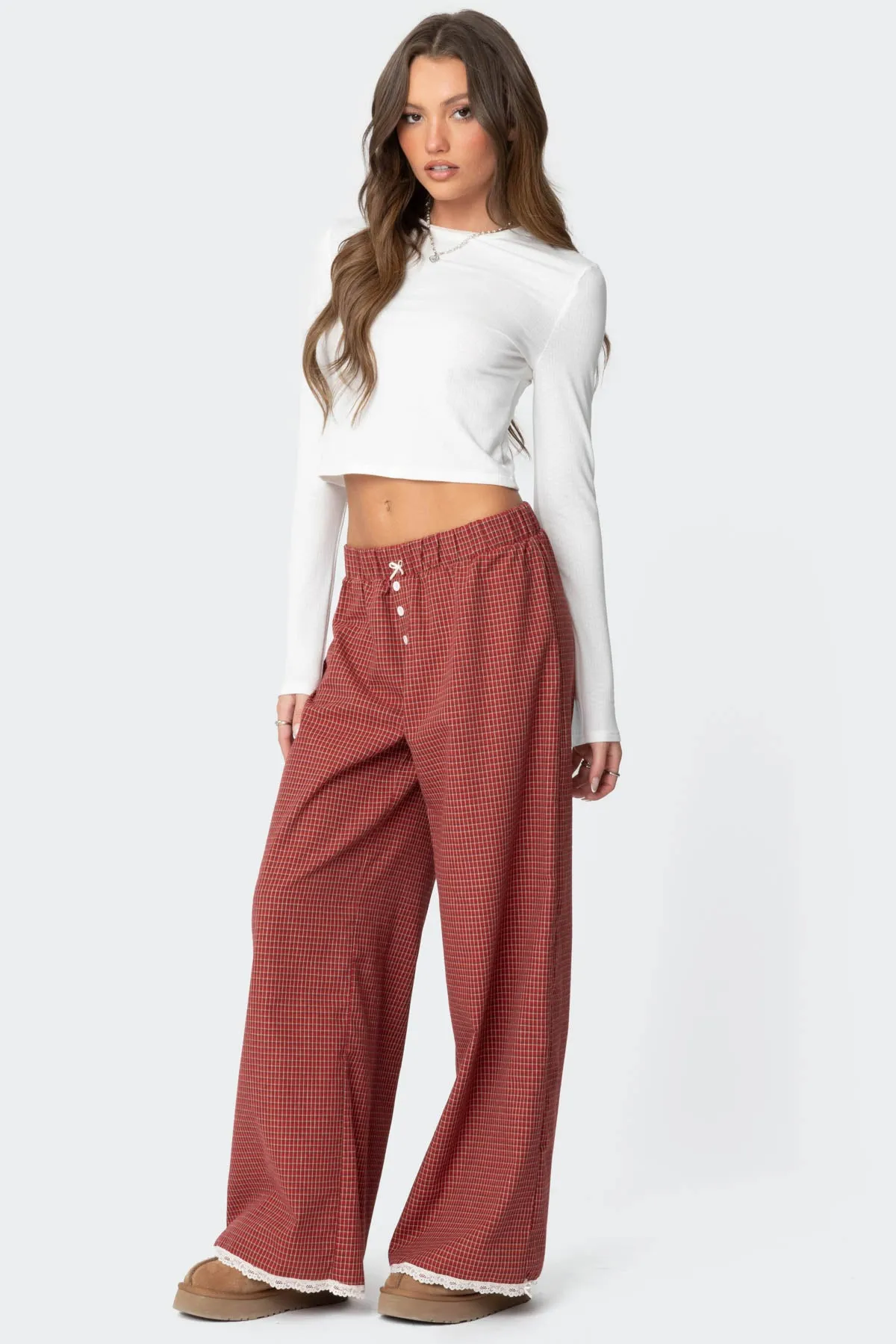 Dakota Plaid Pants sold by Edikted product image thumbnail 3