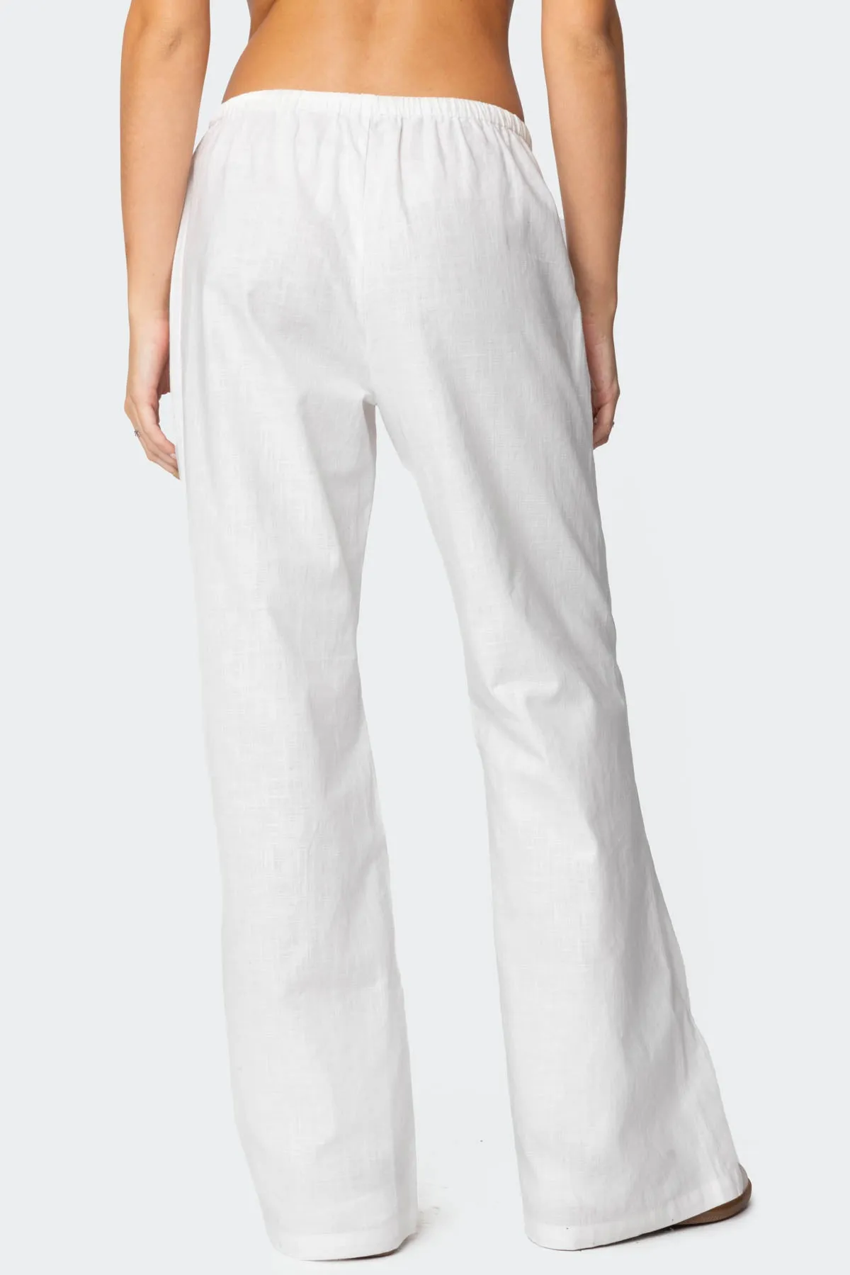 Alexa Linen Blend Pants sold by Edikted product image thumbnail 5