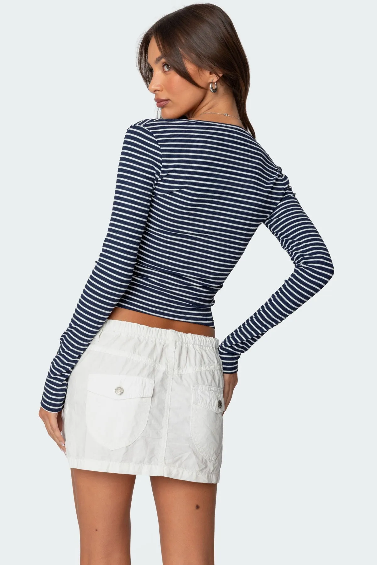 Alex Striped Top sold by Edikted product image thumbnail 5