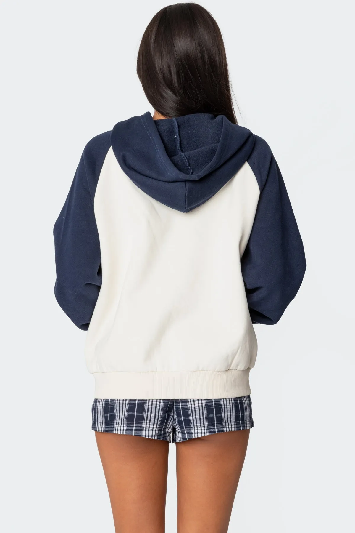 Raglan Bow Oversized Hoodie sold by Edikted product image thumbnail 4