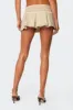 Rhona Pleated Mini Skort sold by Edikted