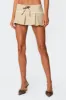 Rhona Pleated Mini Skort sold by Edikted