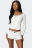 Lenny Lacey Textured Top sold by Edikted