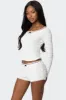Lenny Lacey Textured Top sold by Edikted