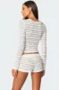 Maisley Sheer Lace Top sold by Edikted