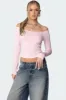 Tahlia Off Shoulder Top sold by Edikted