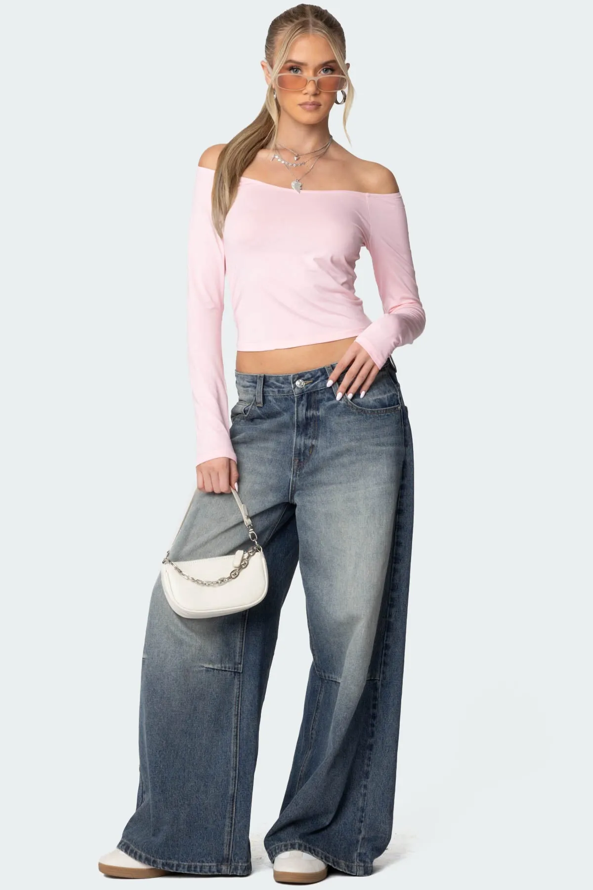 Tahlia Off Shoulder Top sold by Edikted product image thumbnail 2