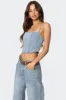 Tennessee Denim Corset sold by Edikted