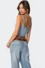 Tennessee Denim Corset sold by Edikted