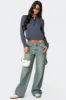 Ruth Henley Waffle Top sold by Edikted