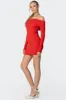Evi Fold Over Knit Mini Dress sold by Edikted