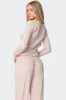 Roselle Ribbed V Neck Top sold by Edikted