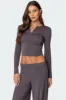 Kait Henley Top sold by Edikted
