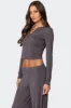 Kait Henley Top sold by Edikted