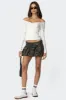 Nattie Off Shoulder V Neck Top sold by Edikted