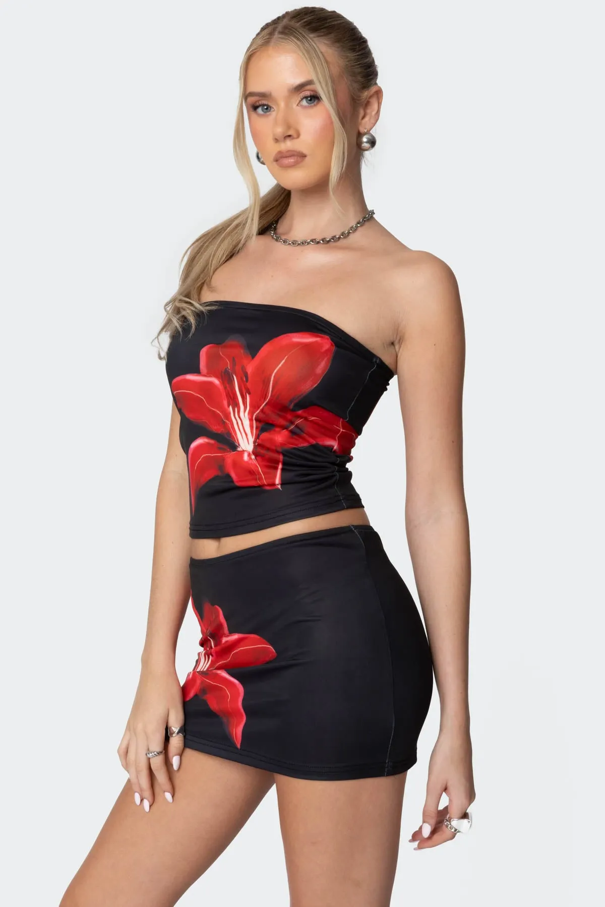 Tiger Blossom Tube Top sold by Edikted product image thumbnail 3