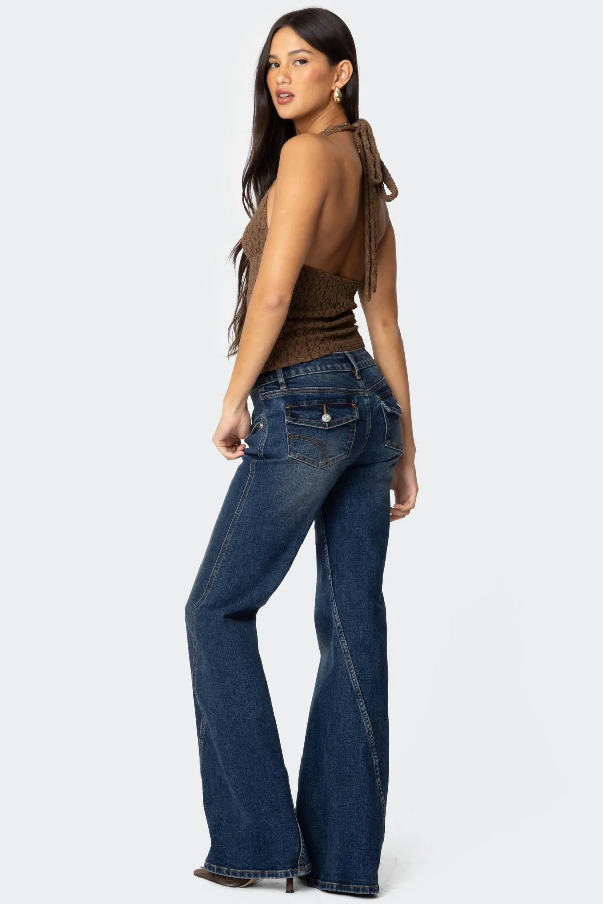 Willow Textured Halter Top sold by Edikted product image thumbnail 2