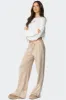 Jona Stripey Slit Pants sold by Edikted