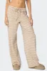 Jona Stripey Slit Pants sold by Edikted