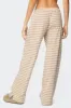 Jona Stripey Slit Pants sold by Edikted