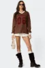 06 Oversized Long Sleeve T Shirt sold by Edikted