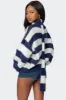 Striped Two Piece Knit Scarf Cardigan sold by Edikted
