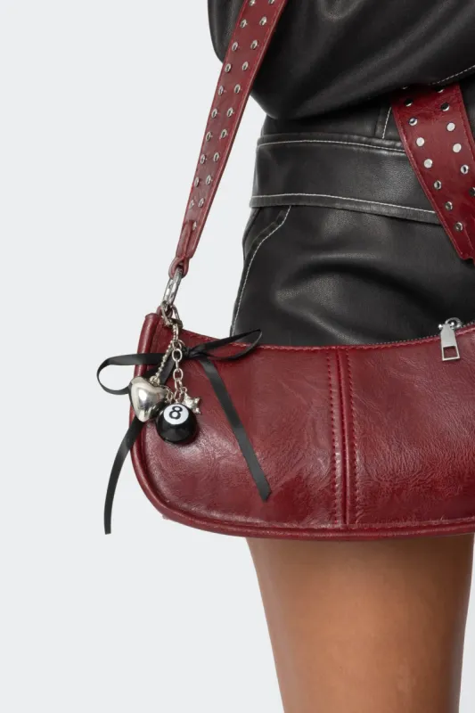 8 Ball & Heart Keychain sold by Edikted