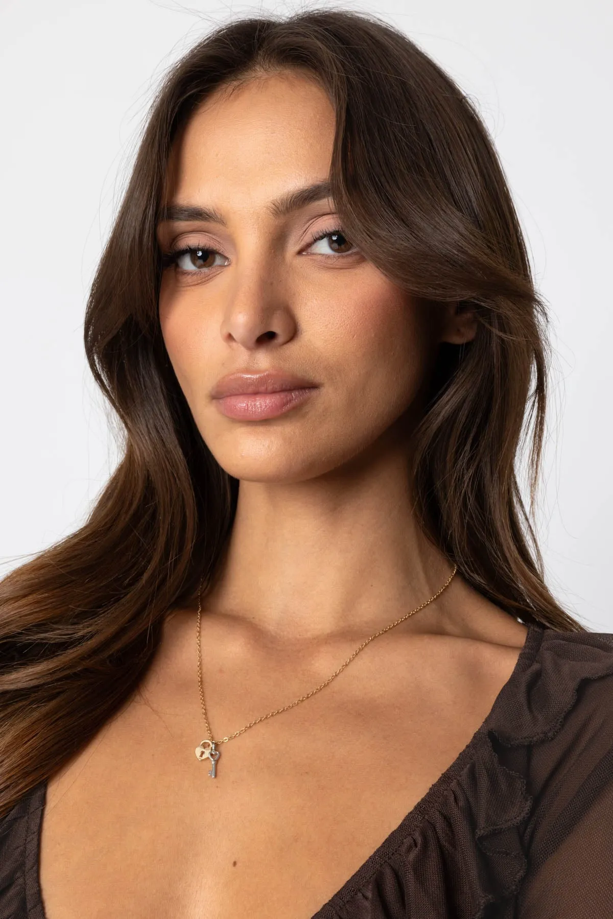 Key To My Heart Necklace sold by Edikted product image thumbnail 2